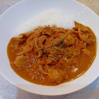 カレールウで作るバターチキンカレー